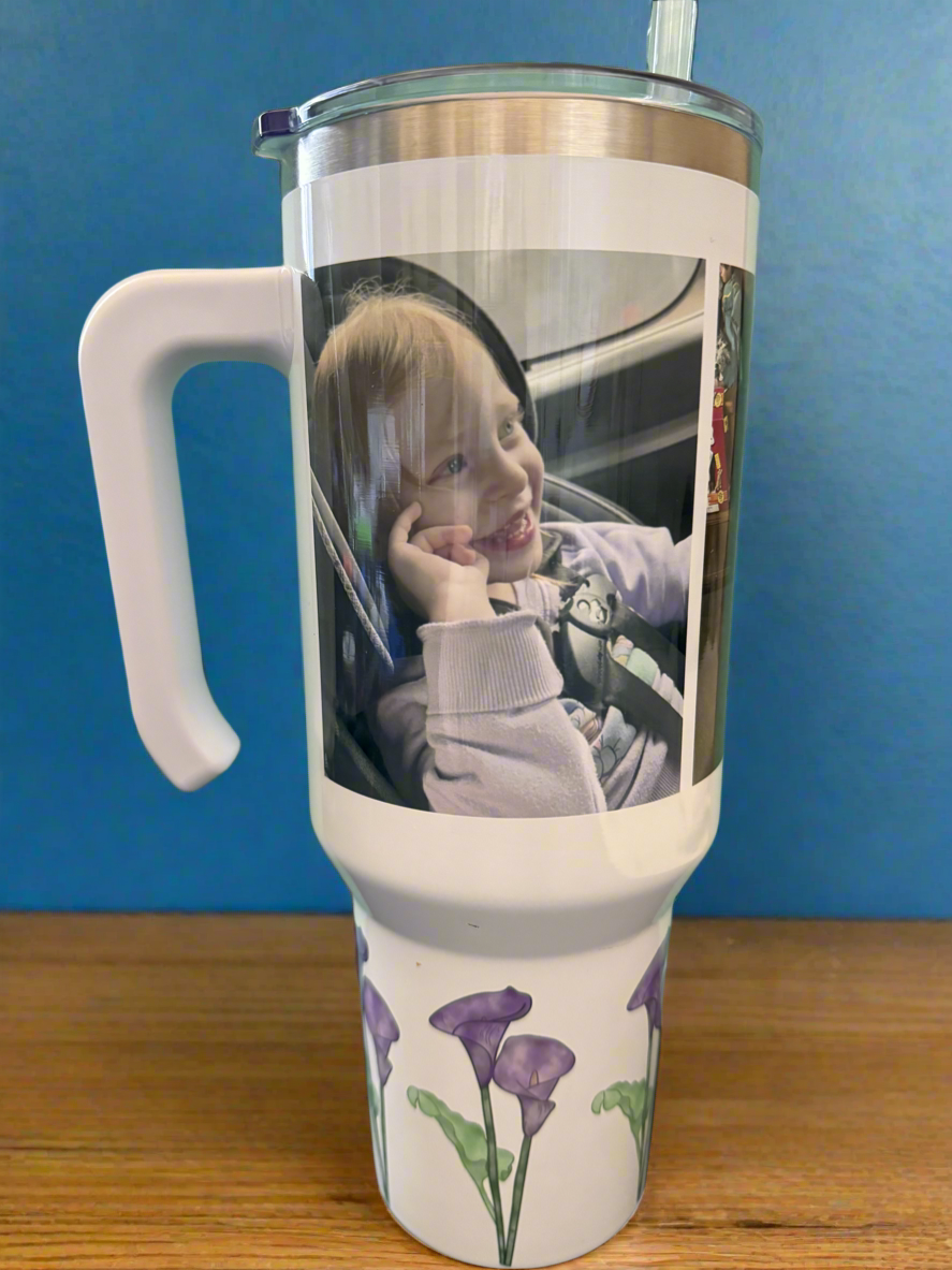 40 oz. Stainless steel tumbler