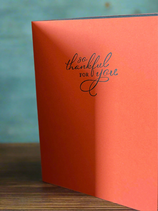 Plaid Pumpkins Card