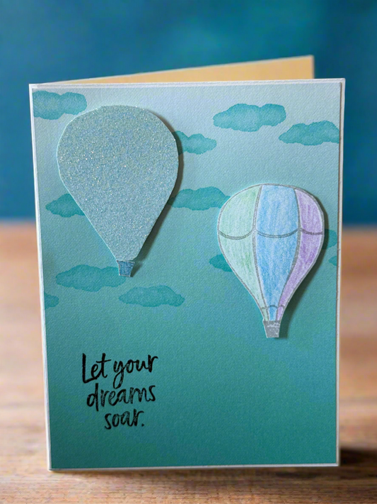 Let your dreams soar birthday card